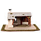 Stajenka z piecem na drewno, 25x55x35cm, do szopek 10-12 cm s1