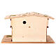 Étable crèche 30x55x30 cm bois style nordique deux étages crèche 10-12 cm s6