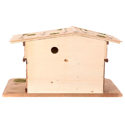 Stajenka dwupoziomowa, styl nordycki, 30x55x30 cm, drewno, do szopki 10-12 cm 6