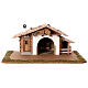 Stajenka z drewna i z sianem, 25x65x35cm, do szopek 10-12 cm s1