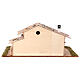 Stajenka z drewna i z sianem, 25x65x35cm, do szopek 10-12 cm s8