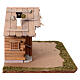 Wooden nativity stable 25x65x35cm haystack for 10-12cm sets s7