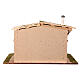 Two-storey stable, wood and resin, 40x65x35 cm, for 12-14 cm Nativity Scene s7