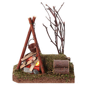 Płonący ogień, 230V, 10x5x10