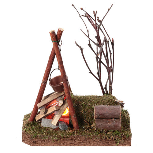 Płonący ogień, 230V, 10x5x10 1