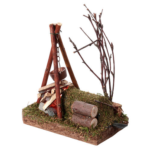 Płonący ogień, 230V, 10x5x10 2