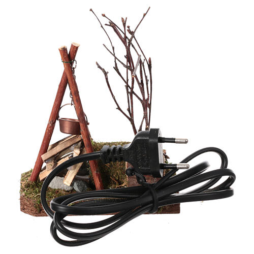 Płonący ogień, 230V, 10x5x10 5