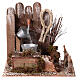 Miniature fountain with water pump for nativity scene 20x15x20 cm for nativity scene 14-16 cm s1