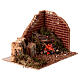 Fire with LED flame effect for 15x20x15 cm for 10-12 cm nativity scene s3