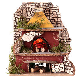 Ogień do szopki, 15x15x10 cm, LED