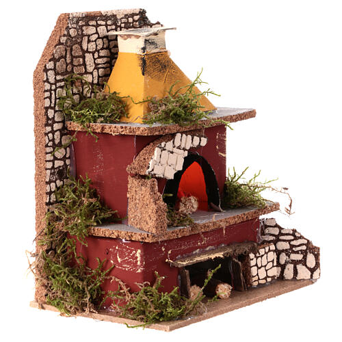 Ogień do szopki, 15x15x10 cm, LED 3