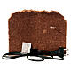 Scenografia z ogniem do szopki, 15x20x15 cm s4