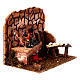 Nativity LED fire grill embers 15x20x15 cm for 10-12 cm figurines s2