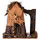 Młyn wietrzny do szopki, 25x25x20 cm, do figurek 8-10 cm s1