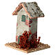 Small ruined house, 10x5x5 cm, for 8 cm rustic Nativity Scene s6