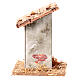 Mała zrujnowana chatka 10x5x5 cm, w stylu rustykalnym, wys. 8 cm s4