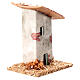 Small house in ruins 10x5x5 cm rustic style h 8 cm s3