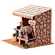 Quiosco bodega estilo rústico 15x15x15 cm para belenes 8 cm s2