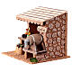 Rustic style wine stall 15x15x15 cm for 8 cm nativity s2