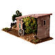 Granja estilo rústico para natividad con árboles belén h 8 cm 15x30x15 cm s2