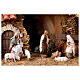 Stable for 10 cm Moranduzzo Nativity Scene, nordic style, 20x55x25 cm s2