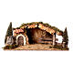 Cabaña Natividad Moranduzzo estilo nórdico h 10 cm 20x55x25 cm s5