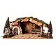 Cabane Nativité Moranduzzo style nordique 20x55x25 cm pour santons 10 cm s5
