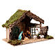 Moranduzzo Nativity stable with 10 cm characters, rustic style, 35x50x30 cm s4