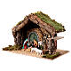 Cabaña Natividad Moranduzzo 10 cm estilo rústico 35x50x30 cm s3