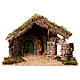 Cabaña Natividad Moranduzzo 10 cm estilo rústico 35x50x30 cm s5