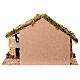 Cabaña Natividad Moranduzzo 10 cm estilo rústico 35x50x30 cm s6