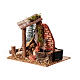 Fontaine avec auvent 15x20x15 cm pour crèche rustique de 8 cm s2