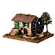 Wassermühle und rustikales Mühlhaus, Krippenzubehör, für 8 cm Krippe, 15x25x20 cm s2