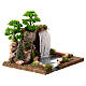 Waterfall with rocks and trees for 8 cm rustic Nativity Scene, 20x25x20 cm s3
