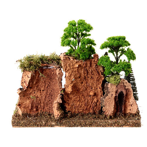 Cascada con lago y montañas FSC para belenes h 8 cm 20x25x20 cm 4