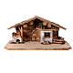 Alpin cabin for 10-12 cm wooden Val Gardena Nativity Scene, 35x70x35 cm s1