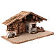 Alpin cabin for 10-12 cm wooden Val Gardena Nativity Scene, 35x70x35 cm s5