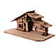 Capanna nordica legno Val Gardena 30x70x35 cm presepe 10 cm s3