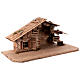 Capanna nordica legno Val Gardena 30x70x35 cm presepe 10 cm s5