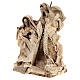 Holy Family set in resin cloth Shabby Chic style 17 cm s2
