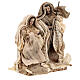Holy Family set in resin cloth Shabby Chic style 17 cm s3
