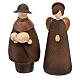 Set presepe stilizzato 15 cm 11pz resina colorata s4