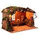 Nativity stable with ladder for 14 cm Nativity Scene, 25x40x25 cm s3