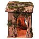 Nativity scene stable with moss window lights 16 cm 40x40x30 cm s4