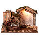 Empty stable with watermill, 33x50x30 cm, for 12-14 cm Nativity Scene s1