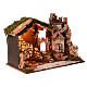 Windmill cave stable 35x50x30 cm nativity scene 10-12 cm s4