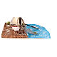 Nativity scene boat with oar nets 15x20x15 cm for 10-12 cm s4