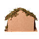 Empty stable with plaster door and barn, 25x35x20 cm, for 10-12 cm Nativity Scene s4
