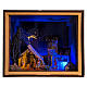 Nativity Box scène Nativité crèche 4 cm peinte à la main 20x25x20 cm s2