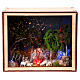 Nativity Box pastore nel boschetto pecore 20x25x20 cm presepe 6 cm s1